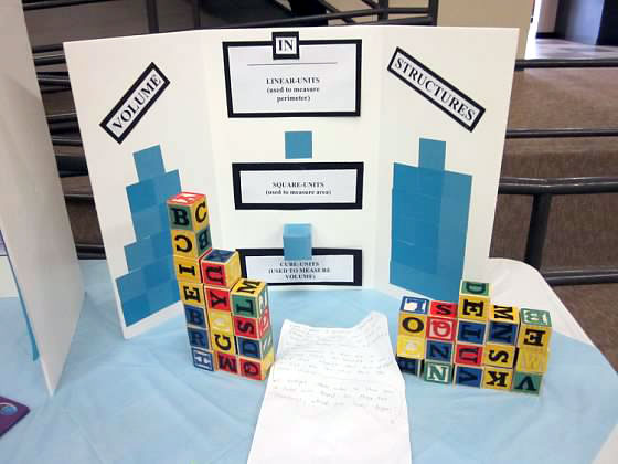 Math Fair exhibit
