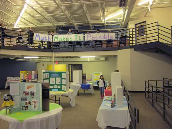 Math Fair exhibit