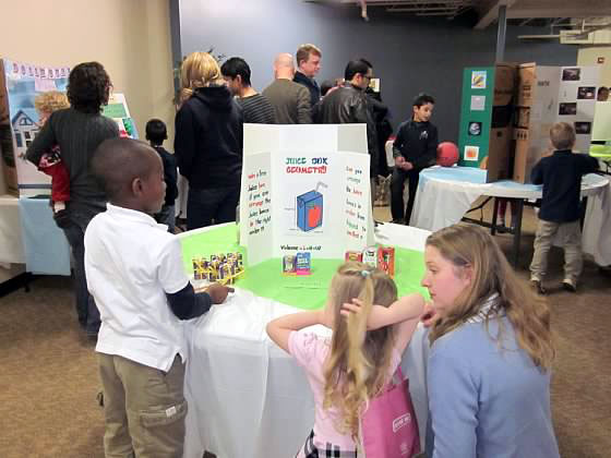 Math Fair exhibit