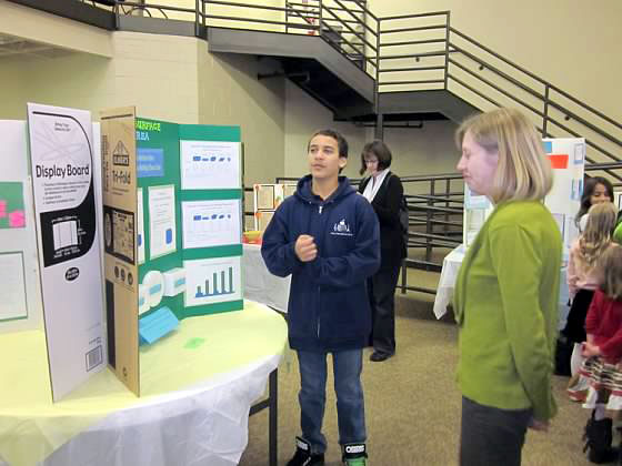 Math Fair exhibit